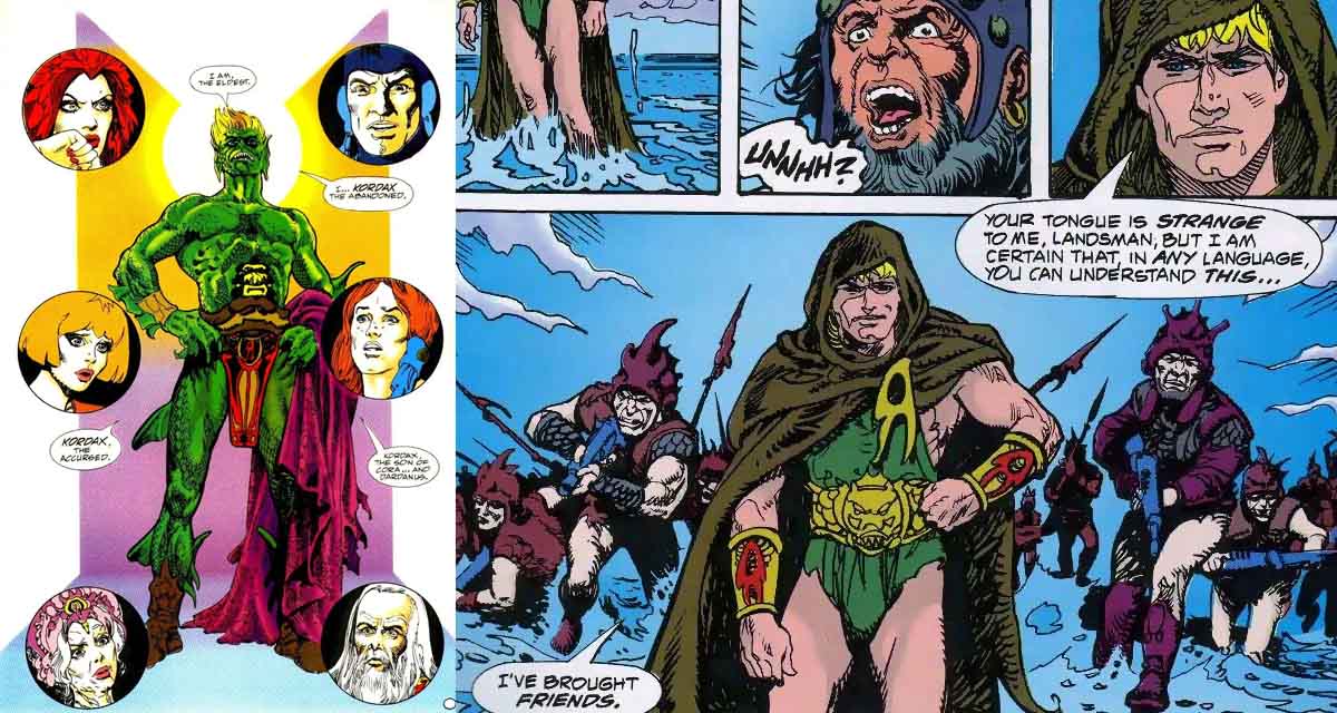 Kordax - Atlan, hermano mediano de Kraken y Haumond, y padre de Aquaman